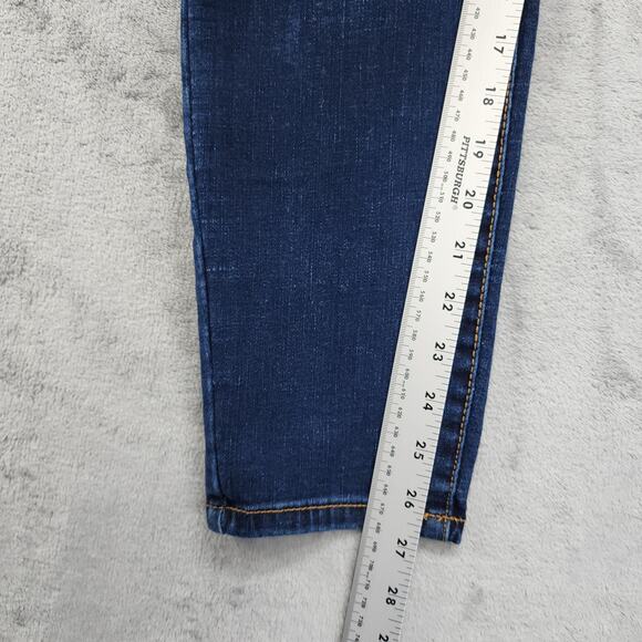 No Boundaries Jeans Womens 17 Juniors Blue High Rise Skinny Ankle Stretch Denim - Picture 9 of 11